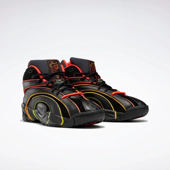 Reebok Hot Ones Shaqnosis Men's Basketball Shoes Black/Grey/Red | PH182VU