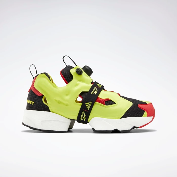 Reebok InstaPump Fury Boost Women\'s Classics Black/Green/Red | PH965CQ