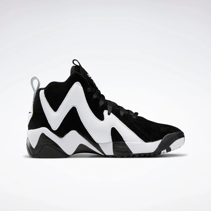 Reebok Kamikaze II Men's Basketball Shoes Black/White/Black | PH459TO