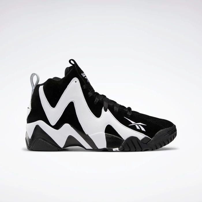 Reebok Kamikaze II Men\'s Basketball Shoes Black/White/Black | PH459TO