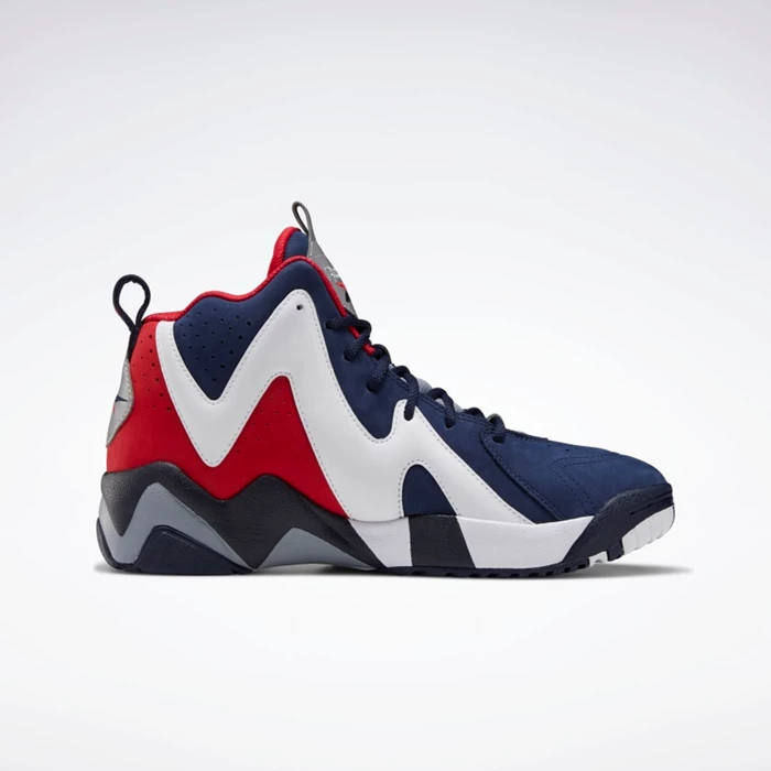 Reebok Kamikaze II Men's Basketball Shoes Navy/White/Red | PH520OA