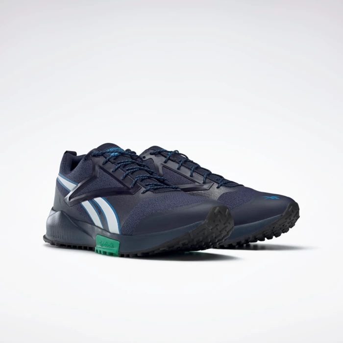 Reebok Lavante Trail Men's Trail Running Shoes Navy/Blue/Green | PH850US