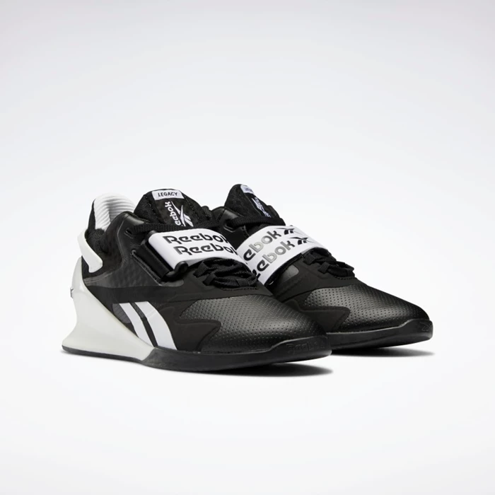 Reebok Legacy Lifter II Women's Cross Training Shoes Black/White/Grey | PH415AU