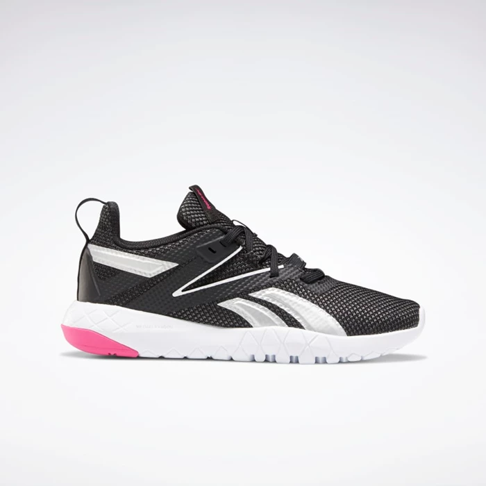 Reebok Mega Flexagon Women\'s Training Shoes Black/White/Pink | PH372IN