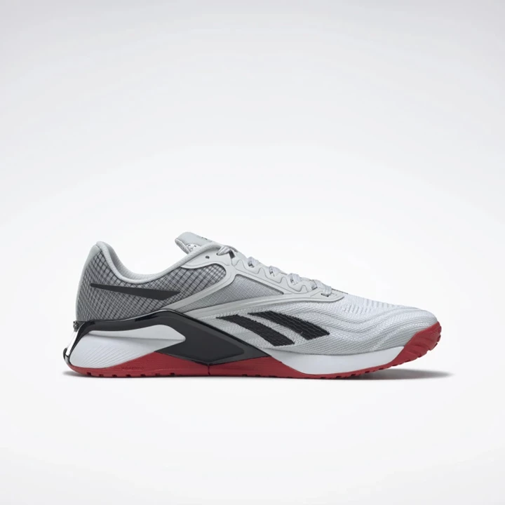 Reebok Nano X2 Men's Training Shoes White / Grey / Red | PH968UH