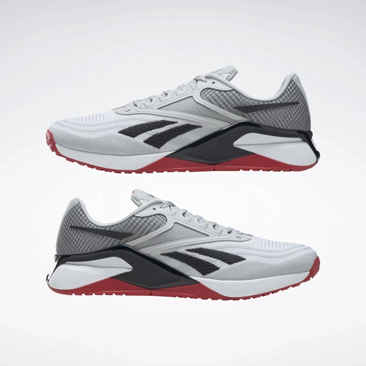 Reebok Nano X2 Men's Training Shoes White / Grey / Red | PH968UH