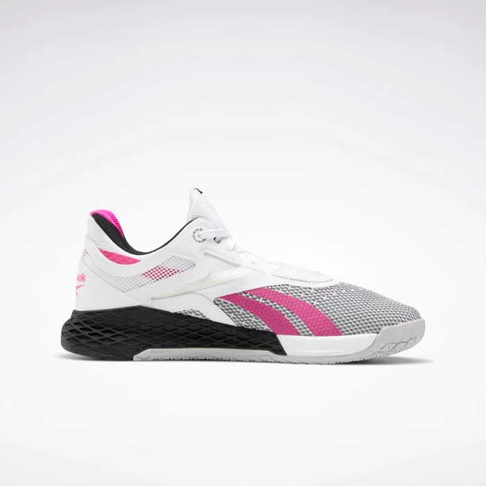 Reebok Nano X Women's Cross Training Shoes White/Black/Pink | PH267CT