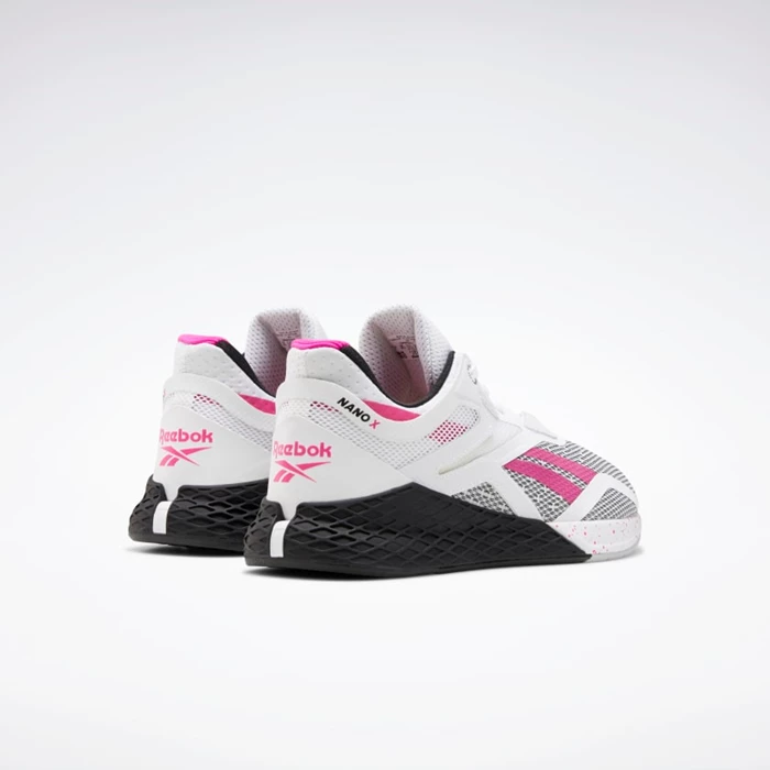 Reebok Nano X Women's Cross Training Shoes White/Black/Pink | PH267CT