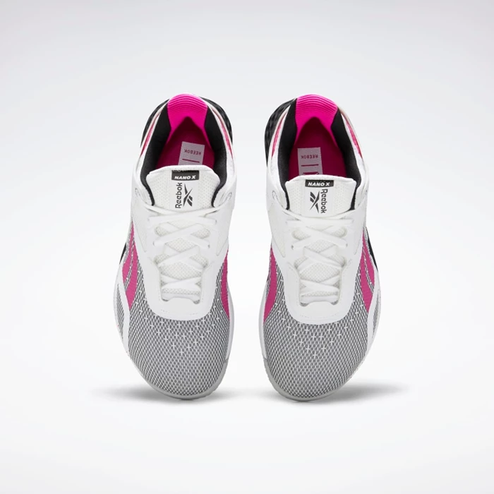 Reebok Nano X Women's Cross Training Shoes White/Black/Pink | PH267CT