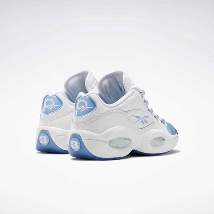 Reebok Question Low Men's Basketball Shoes White/Blue | PH703AH