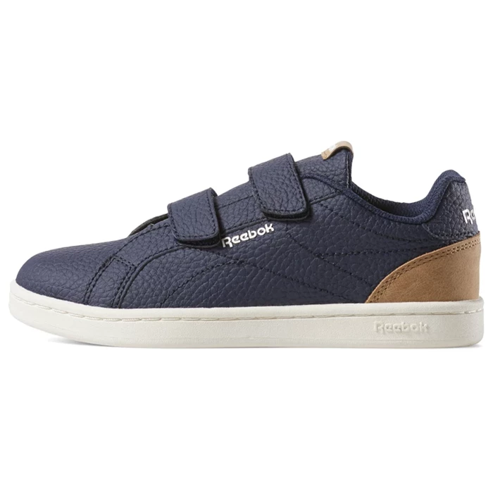 Reebok ROYAL COMP CLN 2V Kids' Sneakers Navy / White | PH961KP