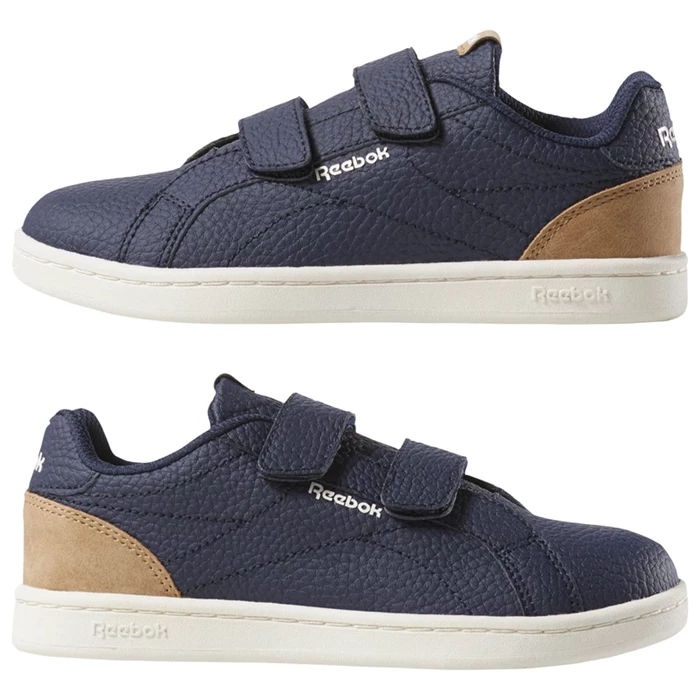 Reebok ROYAL COMP CLN 2V Kids' Sneakers Navy / White | PH961KP