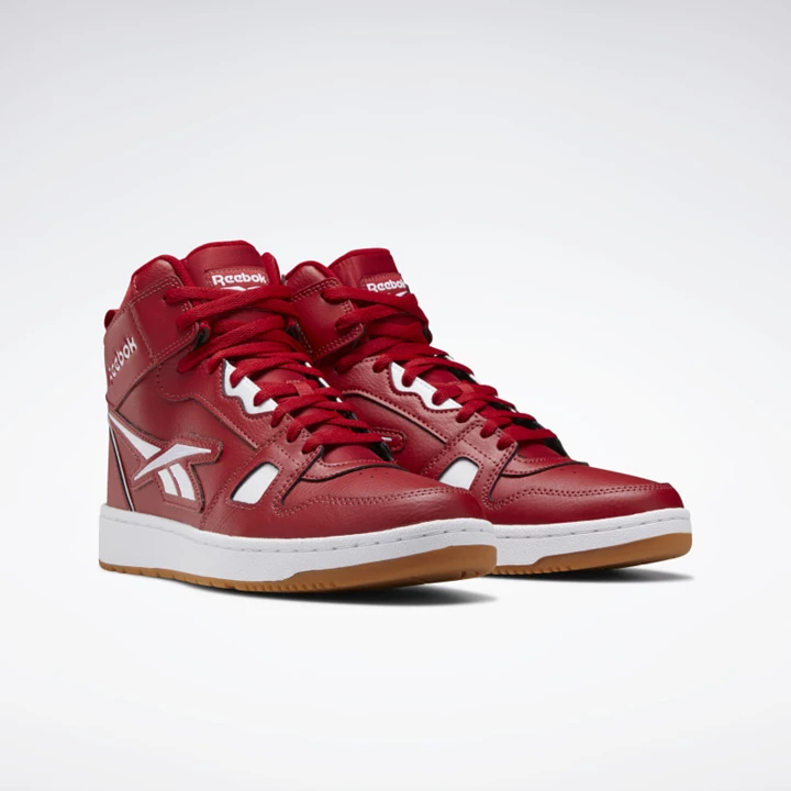 Reebok Resonator Mid Men's Basketball Shoes Red / Red / White | PH742RP