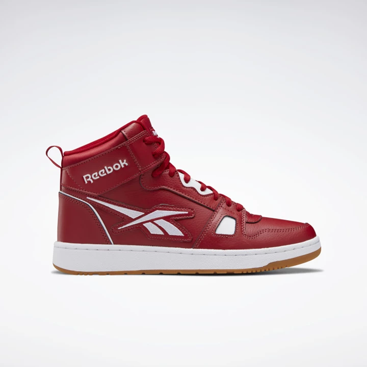 Reebok Resonator Mid Men\'s Basketball Shoes Red / Red / White | PH742RP