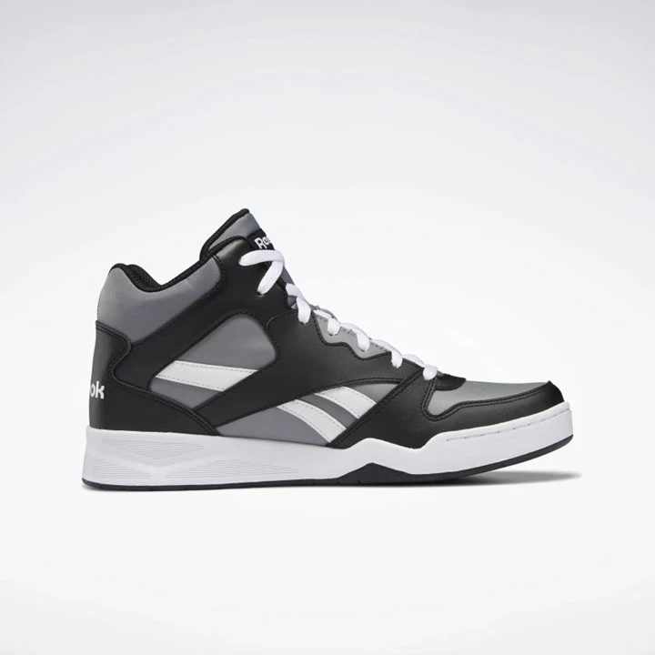 Reebok Royal BB 4500 Hi 2 Men's Basketball Shoes Black / Grey / White | PH951NI