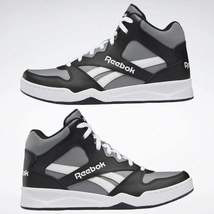 Reebok Royal BB 4500 Hi 2 Men's Basketball Shoes Black / Grey / White | PH951NI