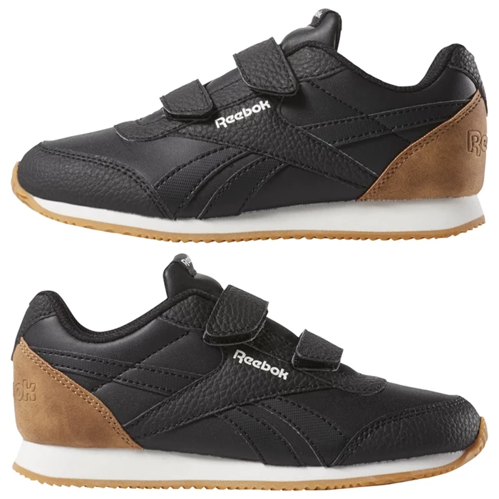 Reebok Royal CLJOG 2 2V Kids' Sneakers Black / White | PH601GT