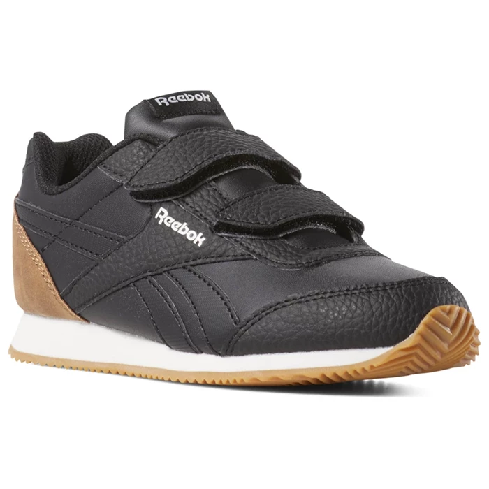 Reebok Royal CLJOG 2 2V Kids\' Sneakers Black / White | PH601GT