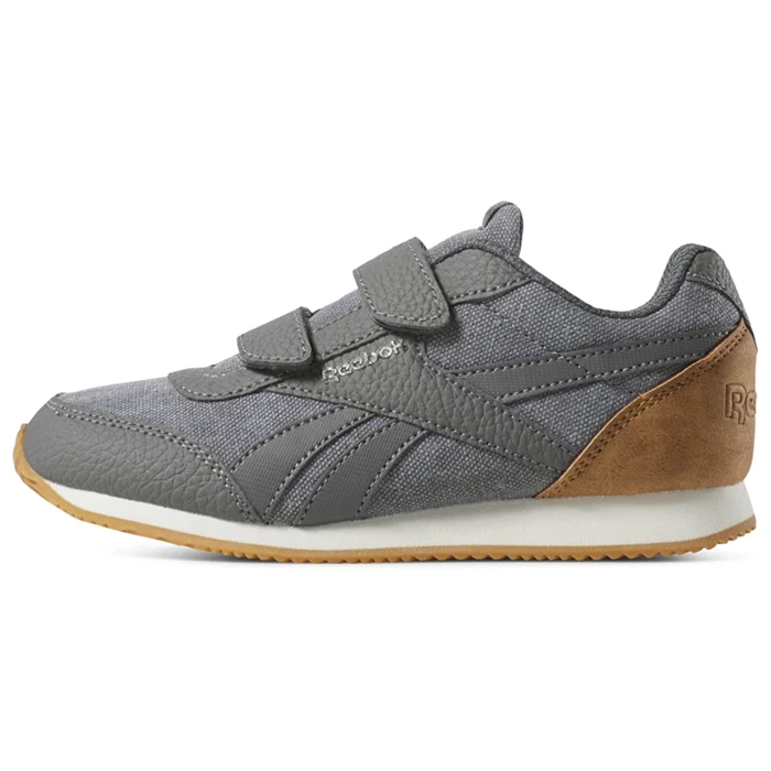 Reebok Royal CLJOG 2 2V Kids' Sneakers Grey / Black / White | PH841DV