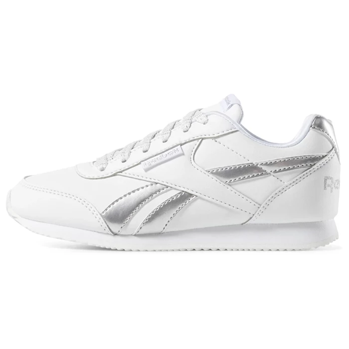 Reebok Royal Classic Jog 2 Kids' Sneakers White / Silver | PH017KR