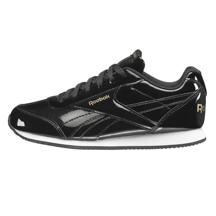 Reebok Royal Classic Jogger 2.0 Kids' Sneakers Black / Gold / White | PH085VF