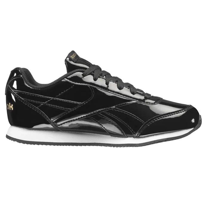 Reebok Royal Classic Jogger 2.0 Kids' Sneakers Black / Gold / White | PH085VF