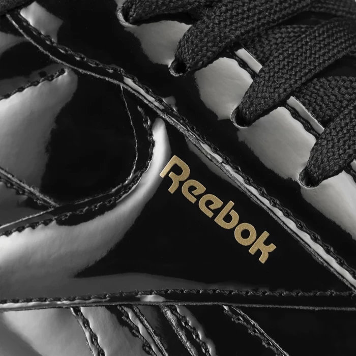 Reebok Royal Classic Jogger 2.0 Kids' Sneakers Black / Gold / White | PH085VF