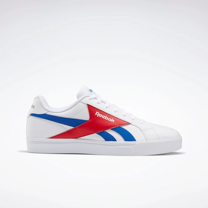 Reebok Royal Complete 3 Low Men\'s Classics White/Blue/Red | PH403WA