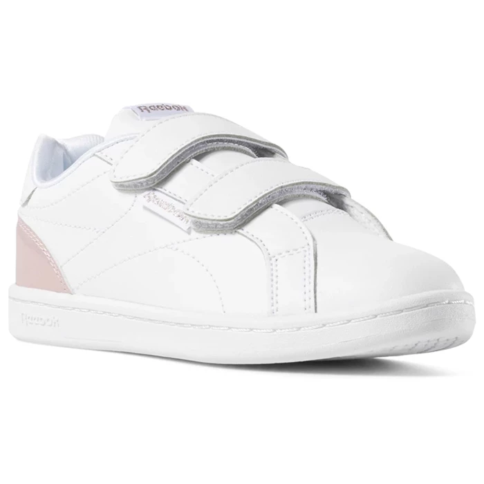 Reebok Royal Complete Clean 2V Kids\' Sneakers White / Pink | PH530BN