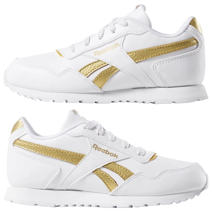 Reebok Royal Glide Kids' Sneakers White / Gold | PH192FU