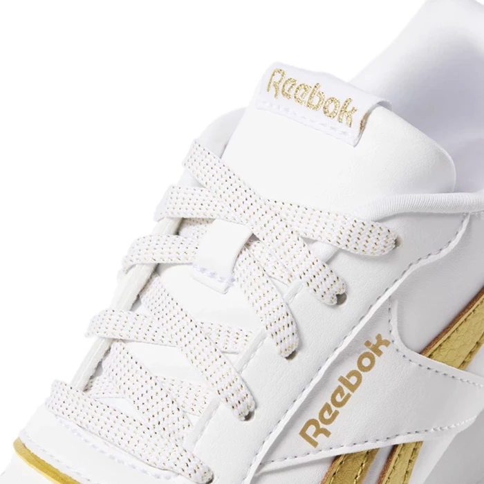 Reebok Royal Glide Kids' Sneakers White / Gold | PH192FU