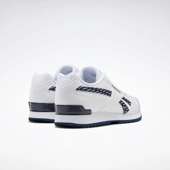 Reebok Royal Glide Ripple Clip Men's Classics White/Navy | PH906ES