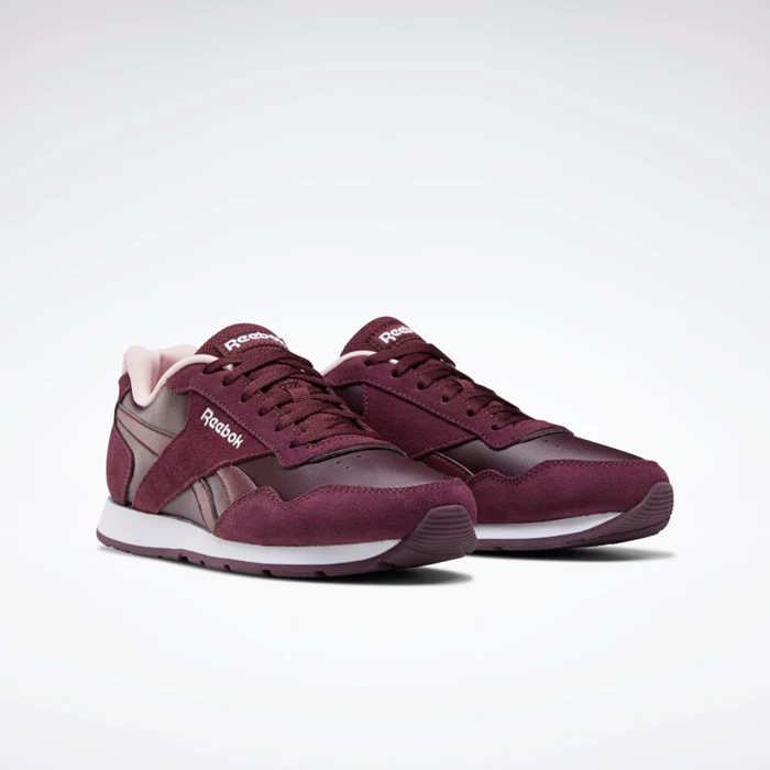 Reebok Royal Glide Women's Classics Burgundy/Pink/White | PH427BZ