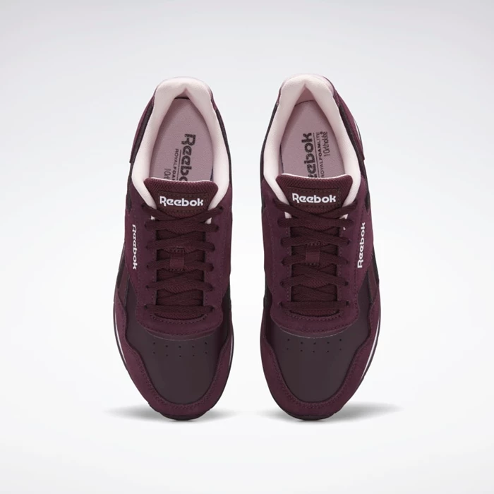 Reebok Royal Glide Women's Classics Burgundy/Pink/White | PH427BZ