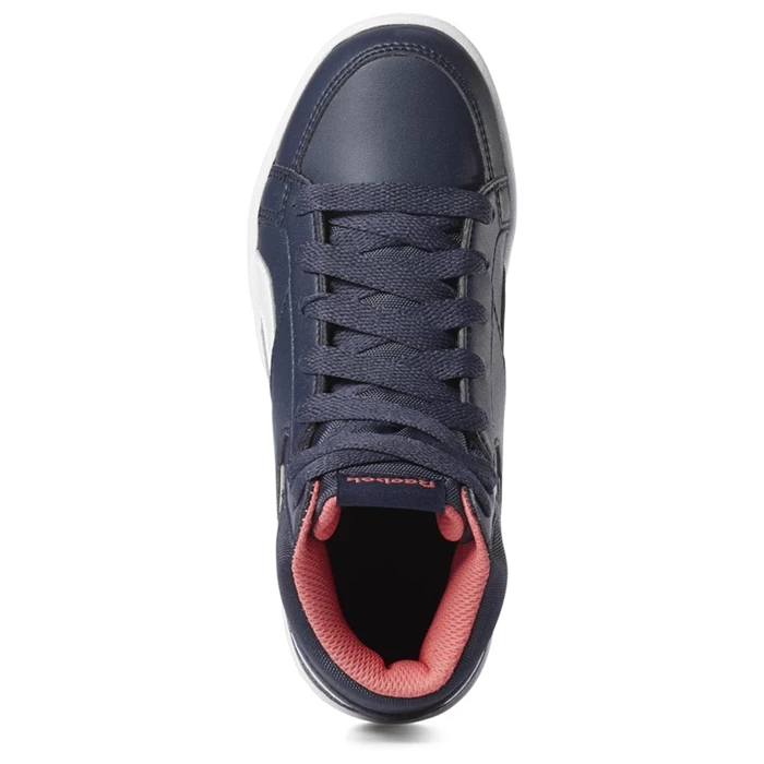 Reebok Royal Prime Mid Kids' Sneakers Navy / White / Rose | PH498KT