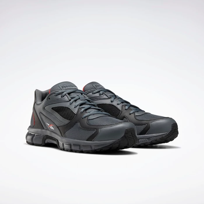 Reebok Royal Run Finish 2.0 Men's Classics Black/Grey/Red | PH257UP