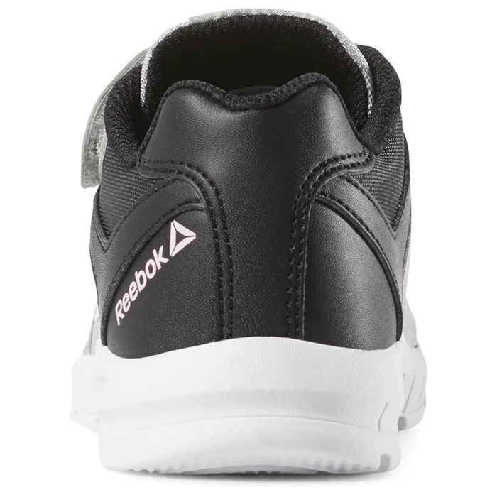 Reebok Rush Runner Kids' Running Shoes Grey / Black / Pink | PH029YF