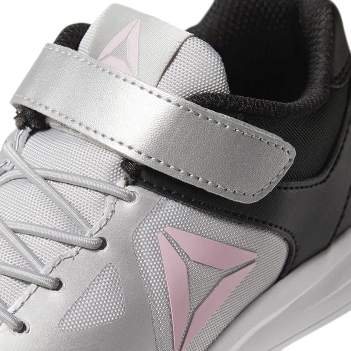 Reebok Rush Runner Kids' Running Shoes Grey / Black / Pink | PH029YF