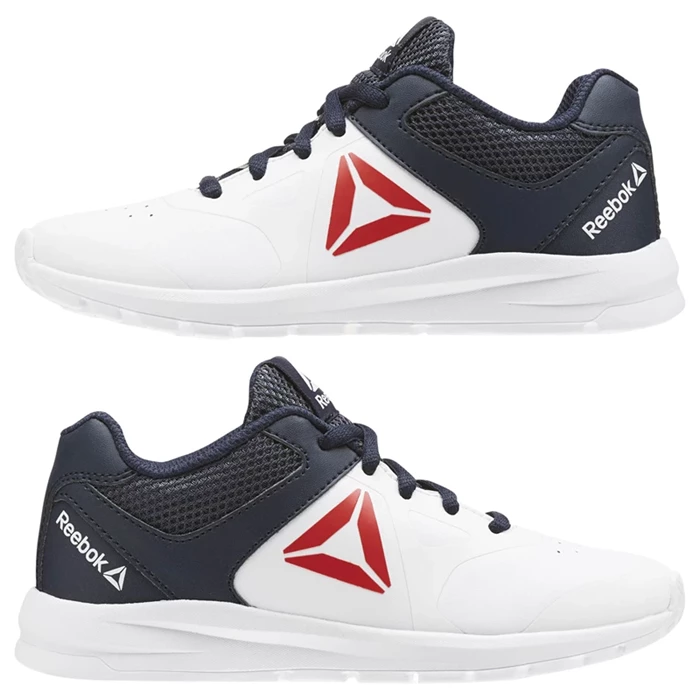 Reebok Rush Runner Kids' Running Shoes White / Navy / Red | PH729PG