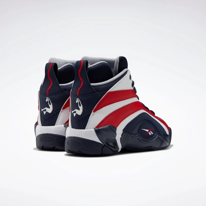 Reebok Shaqnosis Men's Basketball Shoes Navy/White/Red | PH408RB