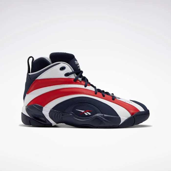 Reebok Shaqnosis Men\'s Basketball Shoes Navy/White/Red | PH408RB