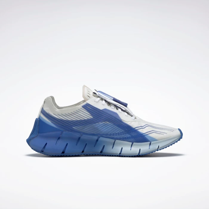 Reebok Zig 3D Storm Women's Running Shoes White/Blue/Blue | PH684PV