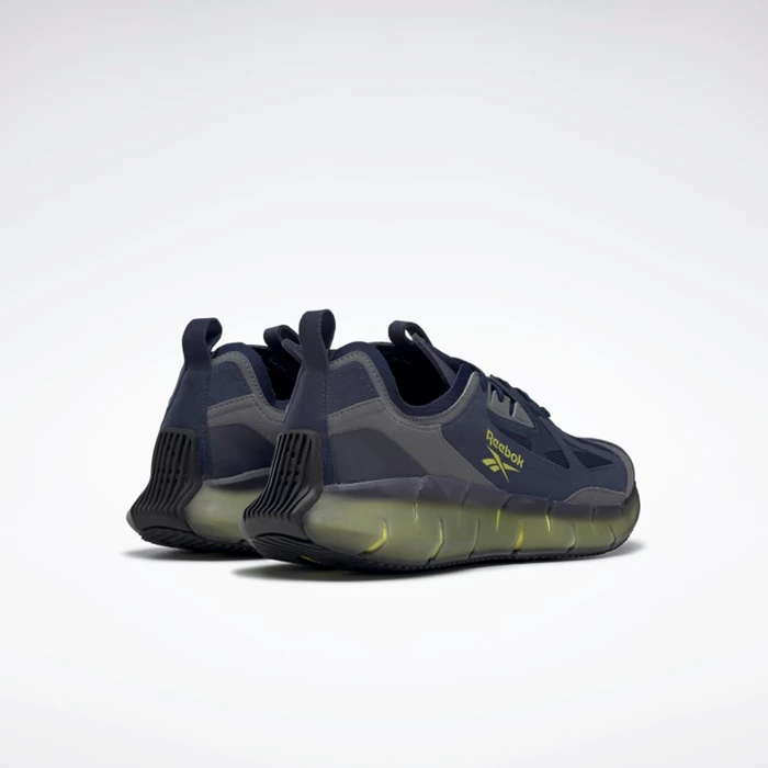 Reebok Zig Kinetica Concept_Type2 Men's Running Shoes Navy/Yellow/Grey | PH095SW