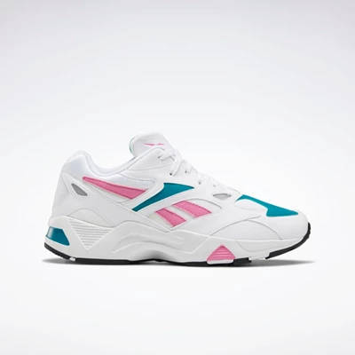 Reebok Aztrek 96 Men's Classics White/Pink/Turquoise | PH915QD