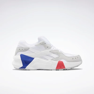 Reebok Aztrek Double Men's Classics White/Grey/Pink/Blue | PH473OI