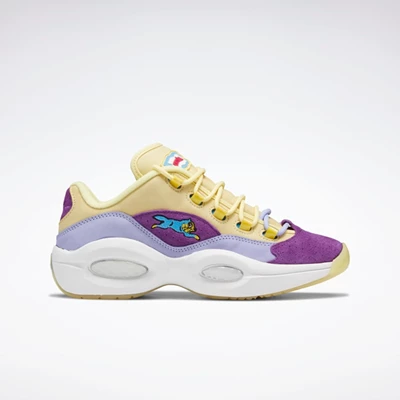 Reebok BBC Question Low Men's Basketball Shoes Yellow/White | PH256WO