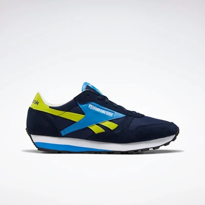 Reebok Classic Leather AZ Women's Classics Navy/Blue/Green | PH471SL