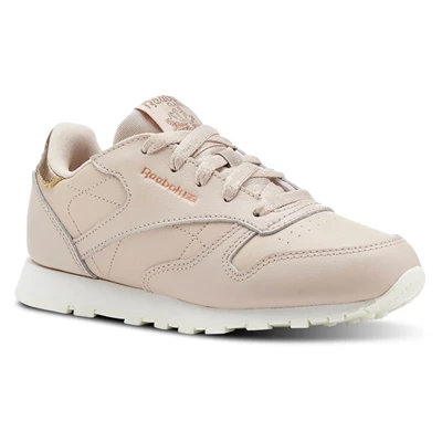 Reebok Classic Leather Kids' Classic Beige | PH834SD