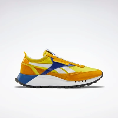 Reebok Classic Leather Legacy Women's Classics Gold/Light Yellow/Dark Blue | PH564BH