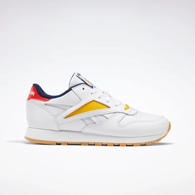 Reebok Classic Leather Mark Women's Classics White/Red/Navy | PH609WT